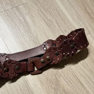 Chloe Leather Belt Vintage - 80cm